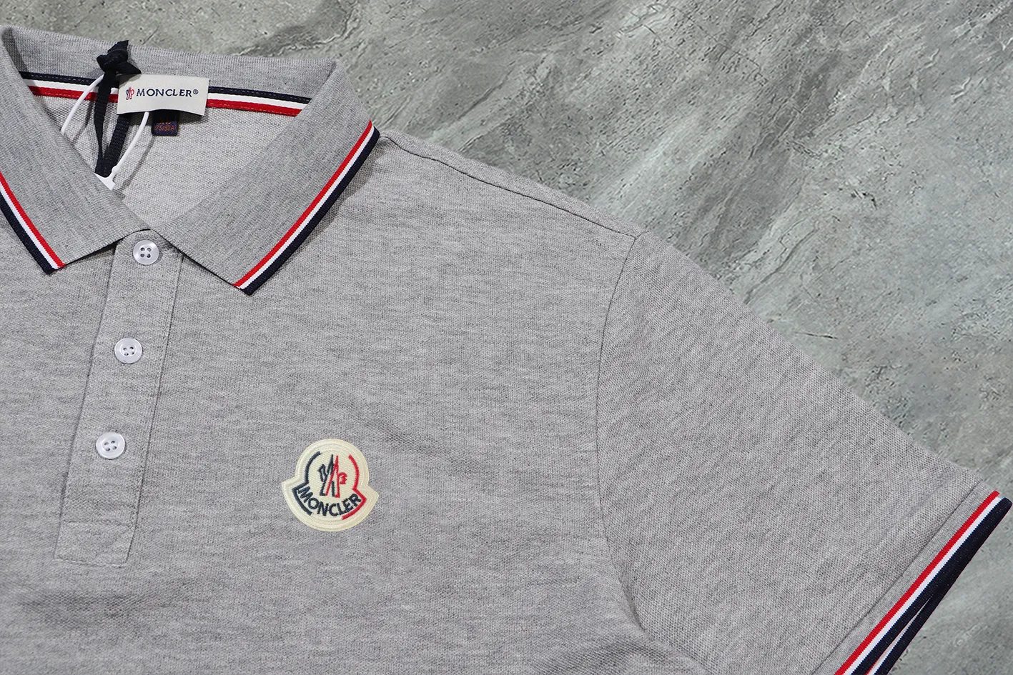 MONCLER~ 2026 New Arrival Quality POLO ， Breathable ， ， ， Quality。 ！ ， ！ LOGO Quality ：Black，White，Gray，Royal Blue Sizes：M~L~XL~2XL~3XL